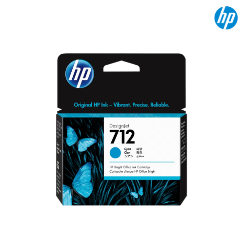 ตลับหมึกอิงค์เจ็ท HP Original Ink Cartridge HP712 Cyan , 712Ink